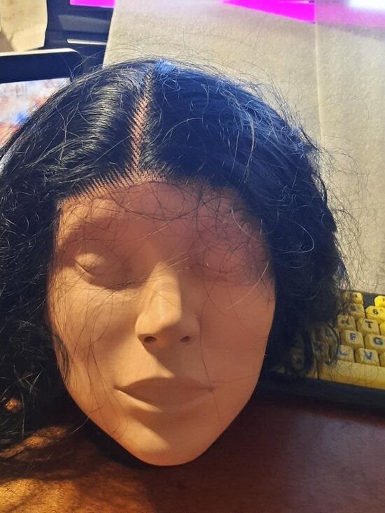 NEW ! Wig 26 Inch Long Hair Wig Curly Black main image 7
